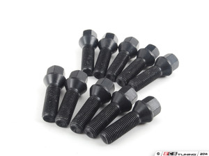 ECS Wheel Spacer & Bolt Kit - 5mm With Black Conical Seat Bolts | ES2748243