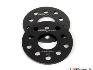 ECS Wheel Spacer & Bolt Kit - 7mm With Black Conical Seat Bolts | ES2748248
