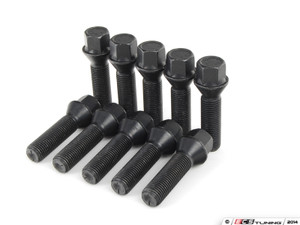 ECS Wheel Spacer & Bolt Kit - 15mm With Black Conical Seat Bolts | ES2748258