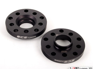 ECS Wheel Spacer & Bolt Kit - 17.5mm With Black Conical Seat Bolts | ES2748260