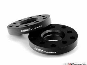 ECS Wheel Spacer & Bolt Kit - 20mm With Black Conical Seat Bolts | ES2748262