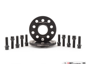Wheel Spacer & Bolt Kit - 12.5mm with Black Conical Seat Bolts | ES2863234