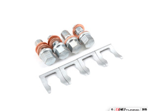 Front & Rear Brake Kit - Stage 1 - 2-Piece Cross Drilled & Slotted Rotors | ES3006380