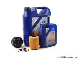 Oil Service Kit - With Magnetic Drain Plug & Black Aluminum Oil Filter Housing | ES2804760