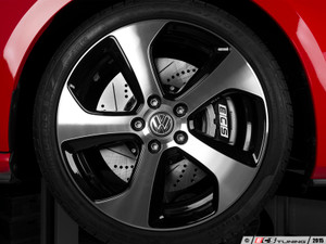 Front Big Brake Kit - ECS 2-Piece Cross-Drilled & Slotted Rotors (345x30) | ES2986823