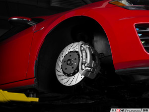 Front Big Brake Kit - ECS 2-Piece Cross-Drilled & Slotted Rotors (345x30) | ES2986823