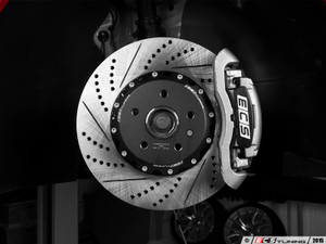 Front Big Brake Kit - ECS 2-Piece Cross-Drilled & Slotted Rotors (345x30) | ES2986823