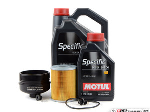 Oil Service Kit - With Magnetic Drain Plug & Black Aluminum Oil Filter Housing | ES3096259