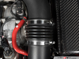 Luft-Technik Intake System - With Aluminum Heat Shield & Wrinkle Black Aluminum Tubes | ES3494042