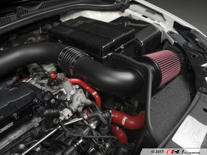 Luft-Technik Intake System - With Aluminum Heat Shield & Wrinkle Black Aluminum Tubes | ES3494042