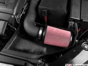 Kohlefaser Luft-Technik Intake System - With Carbon Fiber Air Box & Wrinkle Black Aluminum Tubes | ES3098451