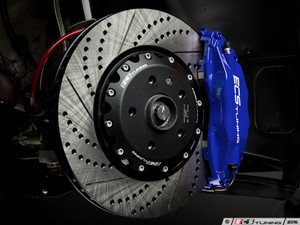 Front Big Brake Kit - Stage 3 - 2-Piece Cross-Drilled & Slotted Rotors (352x32) | ES3129769