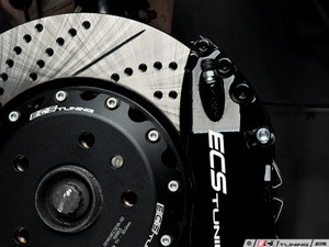 Front Big Brake Kit - Stage 3 - 2-Piece Cross-Drilled & Slotted Rotors (352x32) | ES3129771