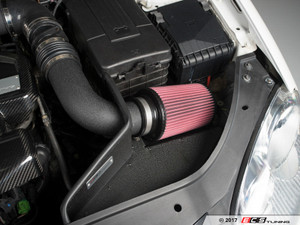 Luft-Technik Intake System - With Heat Shield & Wrinkle Black Aluminum Tubes | ES3478058