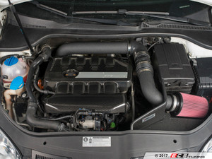 Luft-Technik Intake System - With Heat Shield & Wrinkle Black Aluminum Tubes | ES3478058