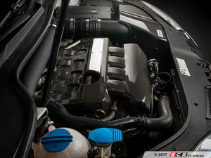 Kohlefaser Luft-Technik Intake System - With Carbon Fiber Box & Wrinkle Black Aluminum Tubes | ES3478059