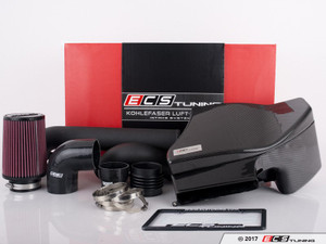 Kohlefaser Luft-Technik Intake System - With Carbon Fiber Box & Wrinkle Black Aluminum Tubes | ES3478059