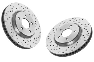 Cross Drilled & Slotted Pair - 280mm - 850 S70 C70 V70  | MSR34057