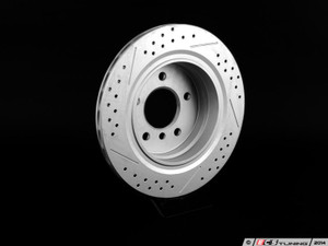 Brake Rotor - Cross Drilled & Slotted Geomet Coated - Left | ES2194018