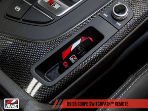 AWE Tuning Audi B9 S5 Coupe SwitchPath? Exhaust - Non-Resonated (Diamond Black 102mm Tips)