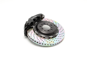 Dinan by Brembo Front Brakes ? Black Calipers With Drilled Rotors for BMW 128i 135i E82