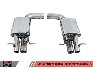 AWE SwitchPath?Ѣ Exhaust System for 2019+ Mercedes-Benz W205 AMG C63/S Coupe - Dynamic Performance Exhaust cars (no tips)