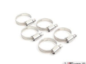 9 piece Silicone Coolant Hose Kit with clamps - black