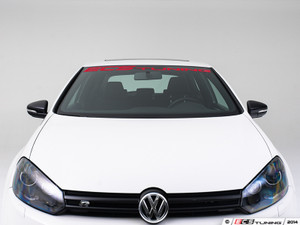 Vinyl Windshield Banner - Red