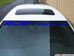 Vinyl Windshield Banner - Blue