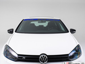 Vinyl Windshield Banner - Blue