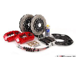 Front Big Brake Kit - Stage 3 - 2-Piece Wave Rotors (365x34)