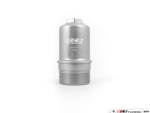Billet Aluminum Oil Filter Housing - Silver Anodized