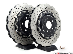 Front 2-Piece Wave Brake Rotors - Pair (365x34)