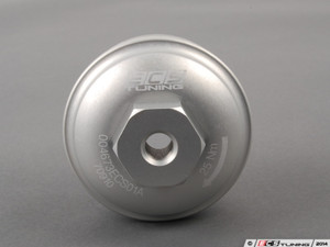 Billet Aluminum Oil Filter Housing - Silver Anodized | ES2804145