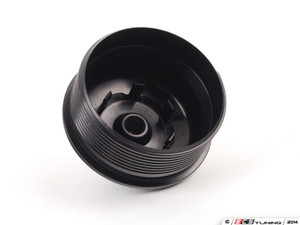 Billet Aluminum oil filter housing - Black Anodized | ES2804146