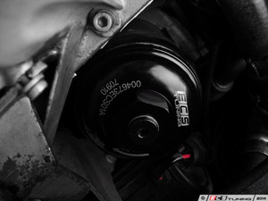 Billet Aluminum oil filter housing - Black Anodized | ES2804146