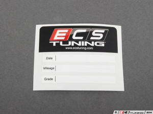 Oil Change Sticker - Pack Of 5