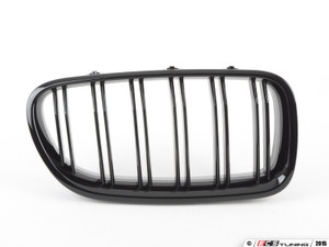 ECS Dual Slats Kidney Grille Set - Gloss Black