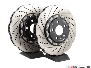 Front Big Brake Kit - Stage 1 - 2-Piece Tru-Float Wave Rotors (345x30)