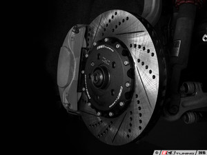 Front Big Brake Kit - Stage 3 - 2-Piece Cross Drilled & Slotted Rotors (345x30)