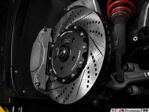 Front Big Brake Kit - Stage 3 - 2-Piece Cross Drilled & Slotted Rotors (345x30)