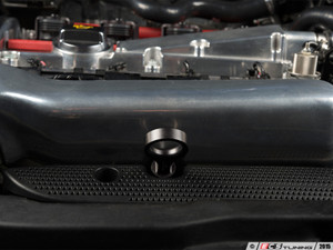 ECS Tuning Billet Engine Oil Dipstick & Funnel - Black Anodized Handle