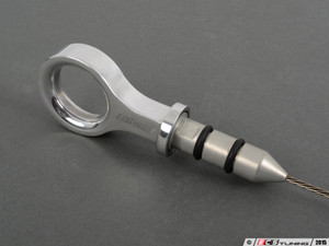 Billet Engine Oil Dipstick & Funnel - Polished Handle