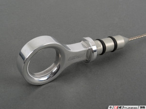 Billet Engine Oil Dipstick & Funnel - Polished Handle