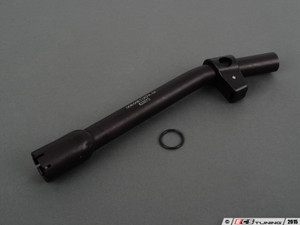 Billet Engine Oil Dipstick & Funnel - Black Anodized Handle