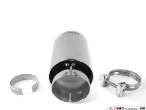 ECS Swivel Exhaust Tips - 3.5" Chrome - Pair