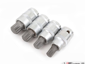 Triple Square Socket Kit - 4 Pieces
