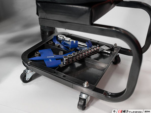 Padded Creeper Seat With Tool Tray