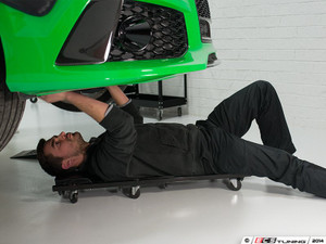 40" Padded Creeper With Adjustable Headrest
