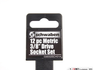 Metric 3/8" Drive Socket Set - 12 Piece